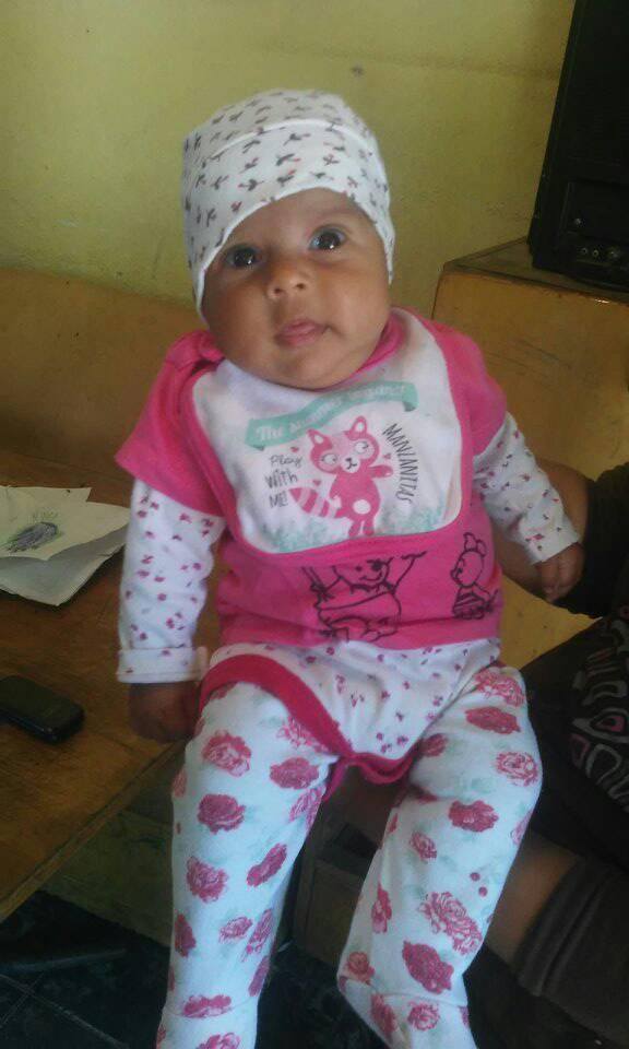 La pequeña Liz, hija de Ricardo Oliva y Anabela Cepeda | Fuente: Facebook/Ricardo Oliva