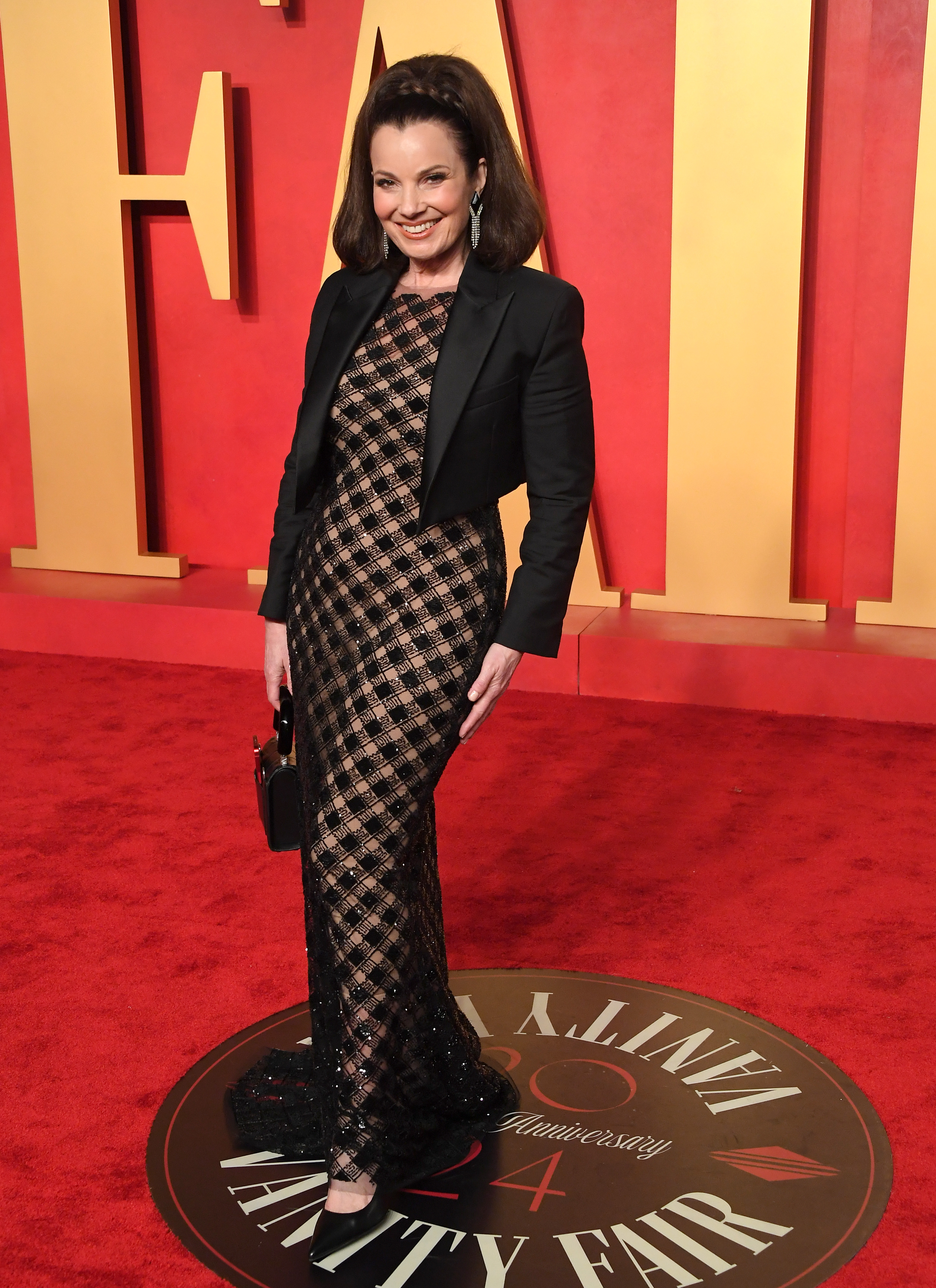 Fran Drescher llega a la fiesta de los Oscar de Vanity Fair el 10 de marzo de 2024 | Fuente: Getty Images