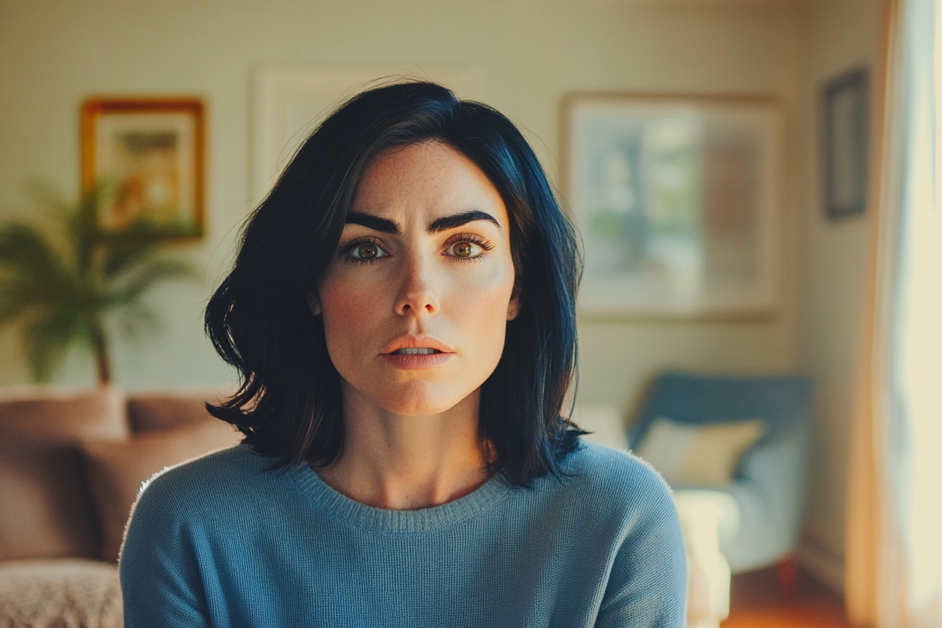 Una mujer mirando al frente | Fuente: Midjourney