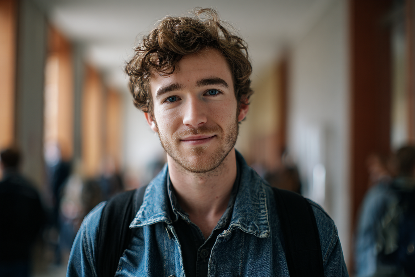 Un joven | Fuente: Midjourney
