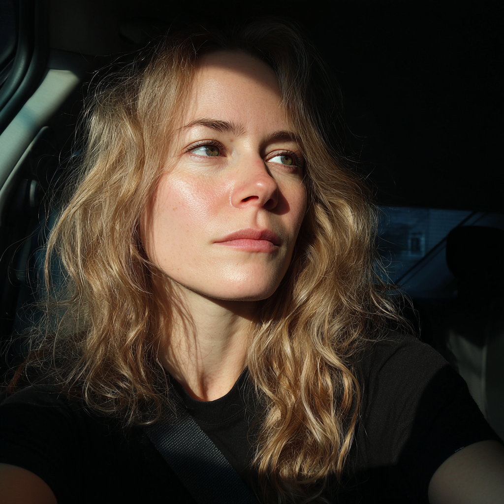 Una mujer conduciendo un automóvil | Fuente: Midjourney
