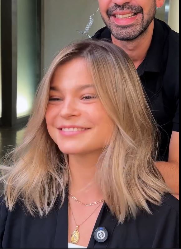El nuevo color de pelo de Muna Pauls Cherri | Fuente: Instagram/jara.tallerdepelo