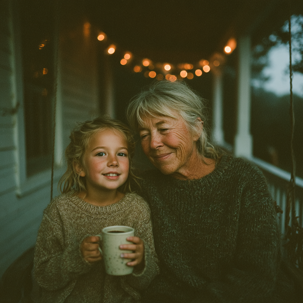 Un vínculo entre abuela y nieta | Fuente: Midjourney