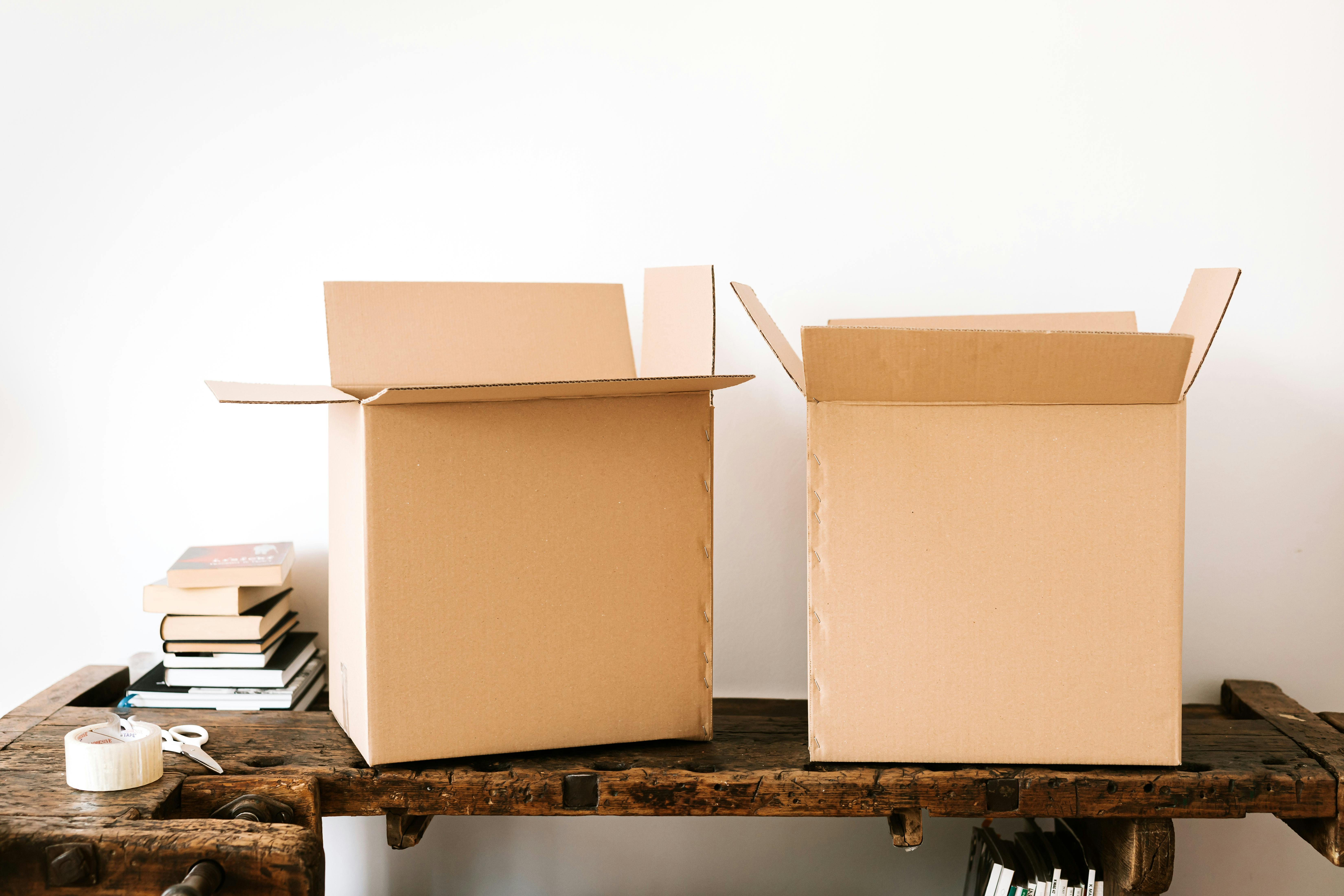 Cajas en una casa | Fuente: Pexels