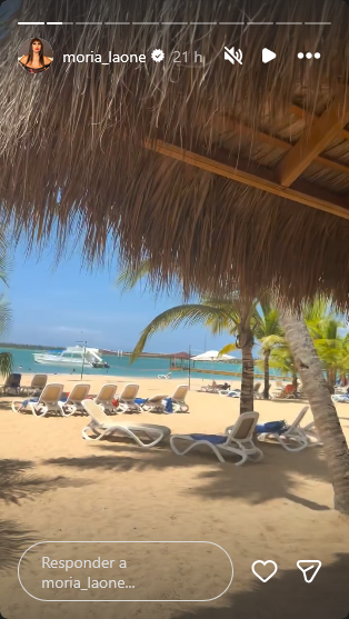 Moria Casán mostró cómo está pasando sus vacaciones en la playa luego de celebrar sus 80 años | Fuente: Instagram Stories/moria_laone