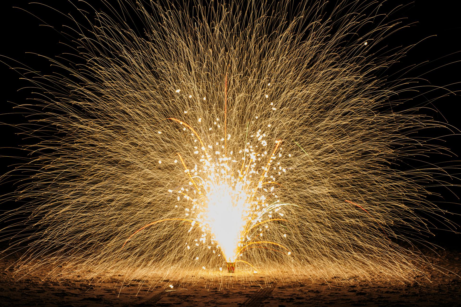 Unos fuegos artificiales | Fuente: Pexels