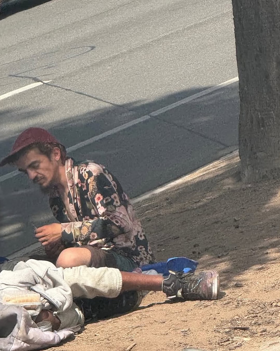 El actor Tylor Chase fue encontrado hace unos días en situación de calle | Fuente: Instagram/veplus_