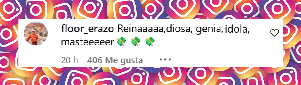 Comentario de un usuario sobre la foto publicada por Wanda Nara en la que aparece junto a Johnny Depp. | Fuente: Instagram/wanda_nara