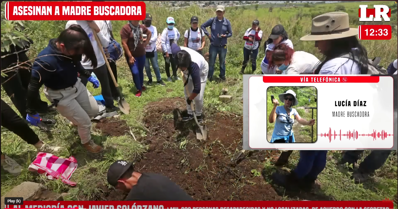 Buscadoras de desaparecidos | Fuente: YouTube/La Razón de México