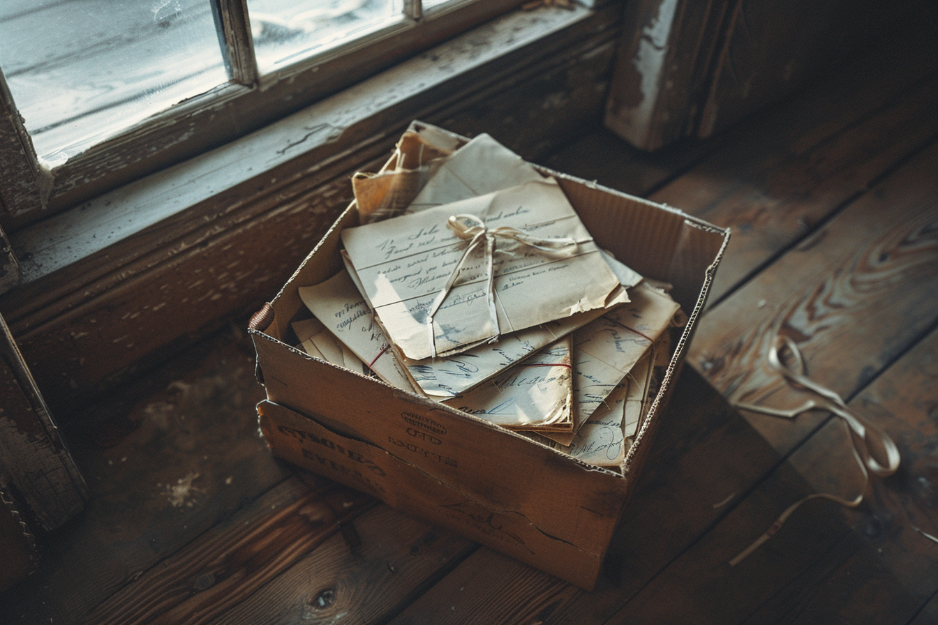 Una caja de cartas | Fuente: Midjourney