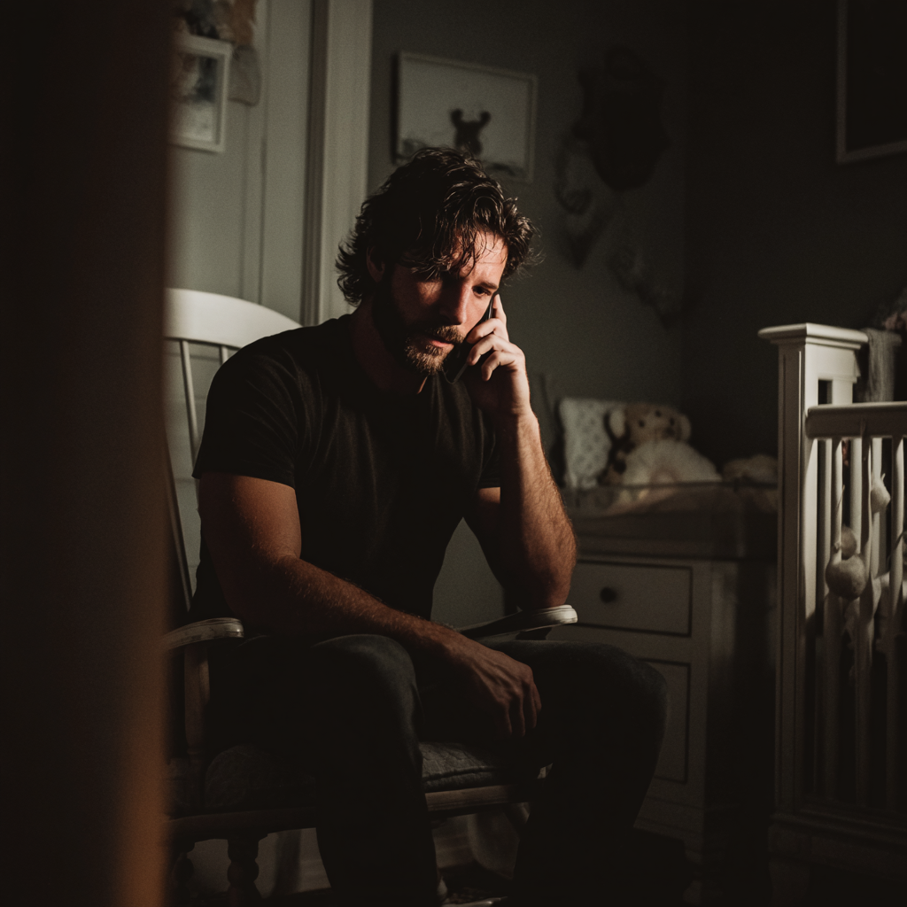 Un hombre sentado en una mecedora | Fuente: Midjourney