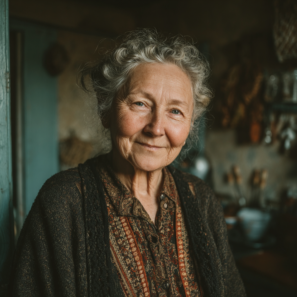 Una mujer orgullosa en su casa | Fuente: Midjourney