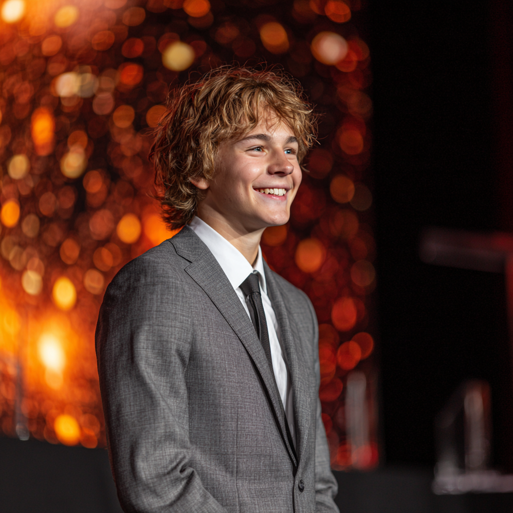 Un niño sonriente | Fuente: Midjourney