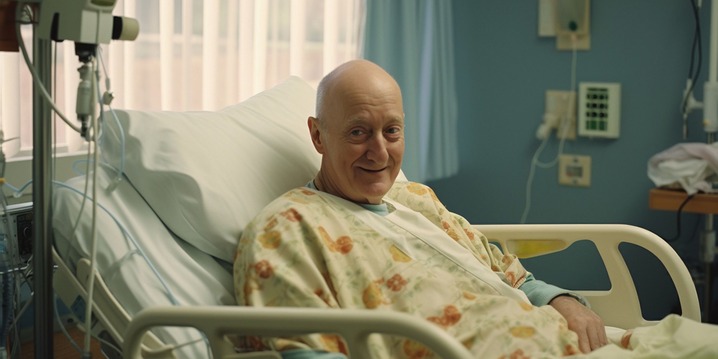 A man in a hospital bed | Source: Magnific