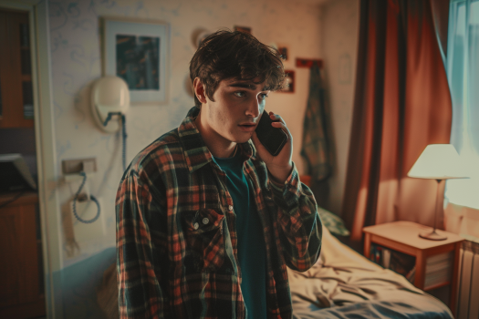 Un joven hablando por teléfono | Fuente: AmoMama