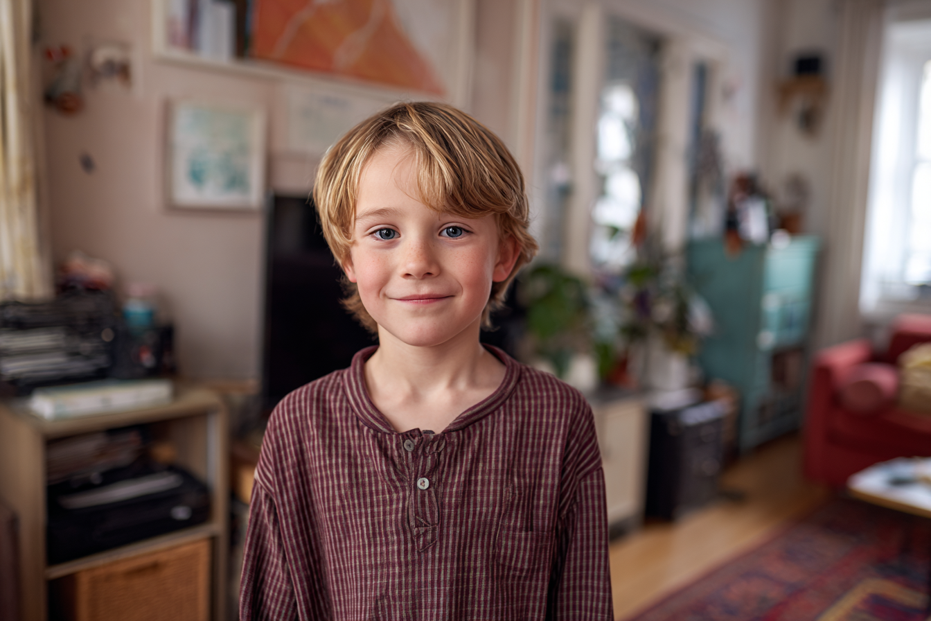 Un niño | Fuente: Midjourney