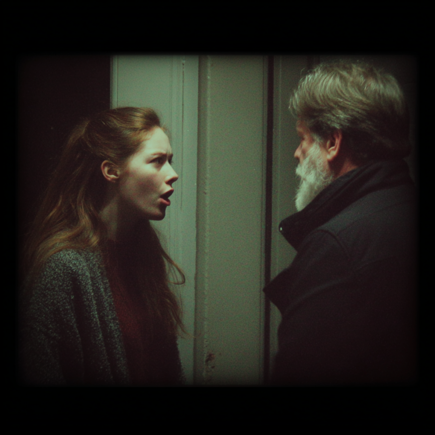 Una mujer y un hombre hablando enfadados | Fuente: Midjourney