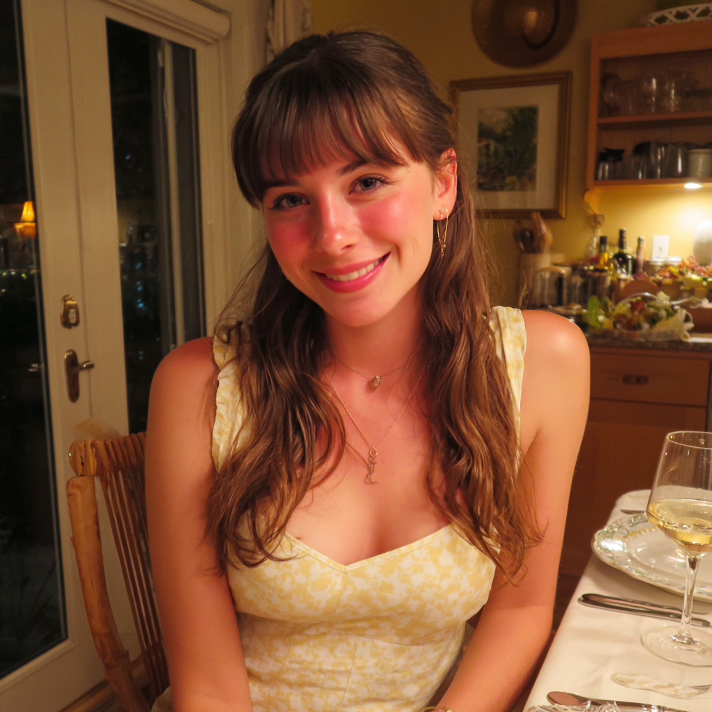 Una mujer sonriente | Fuente: Midjourney