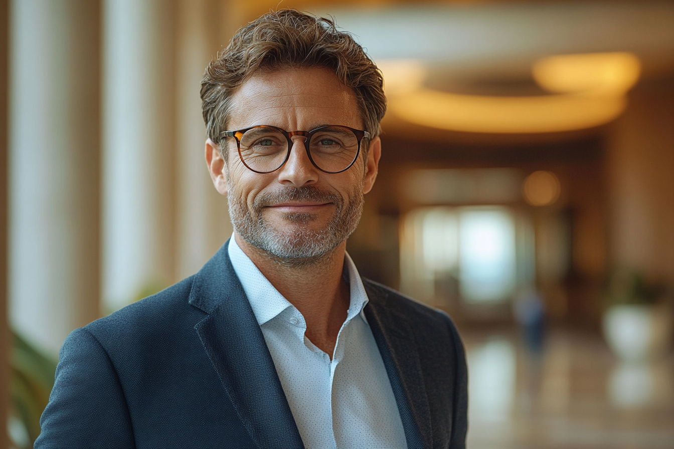 Un hombre mayor sonriendo | Fuente: Midjourney