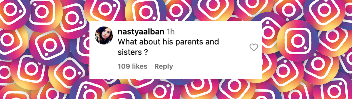 Comentario de un internauta sobre el papel de la ex pareja de Liam Payne en su patrimonio multimillonario: "¿Y qué pasa con sus padres y hermanas?" | Fuente: Instagram/noticias