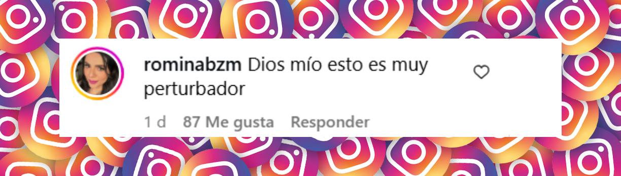 Comentario de una internauta | Fuente: Instagram/caras