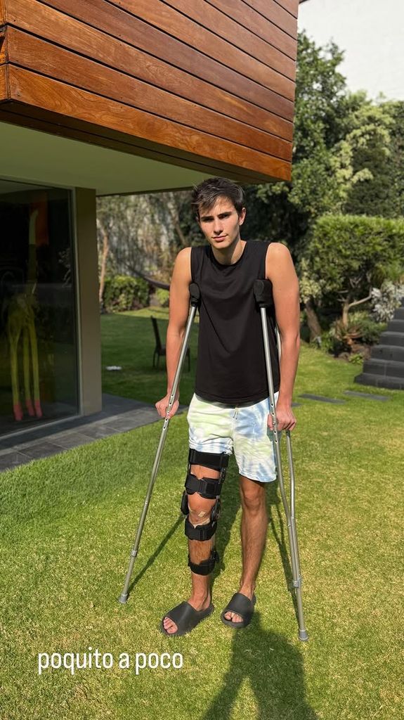 Santiago Rulli Galliano durante su recuperación después de la lesión que sufrió a principios de 2026 | Fuente: Instagram/santiagorulligalliano