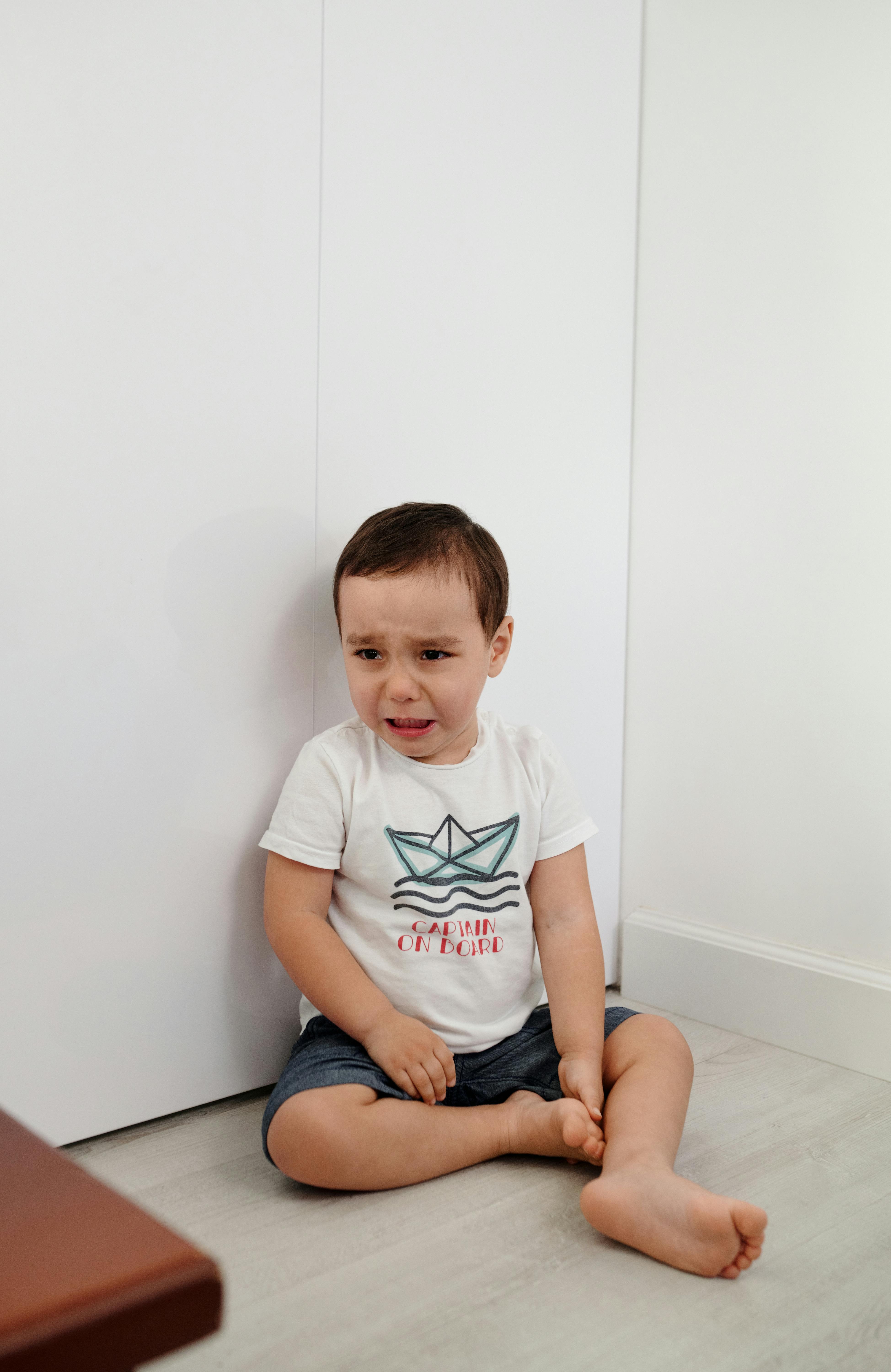 Un niño llorando | Fuente: Pexels