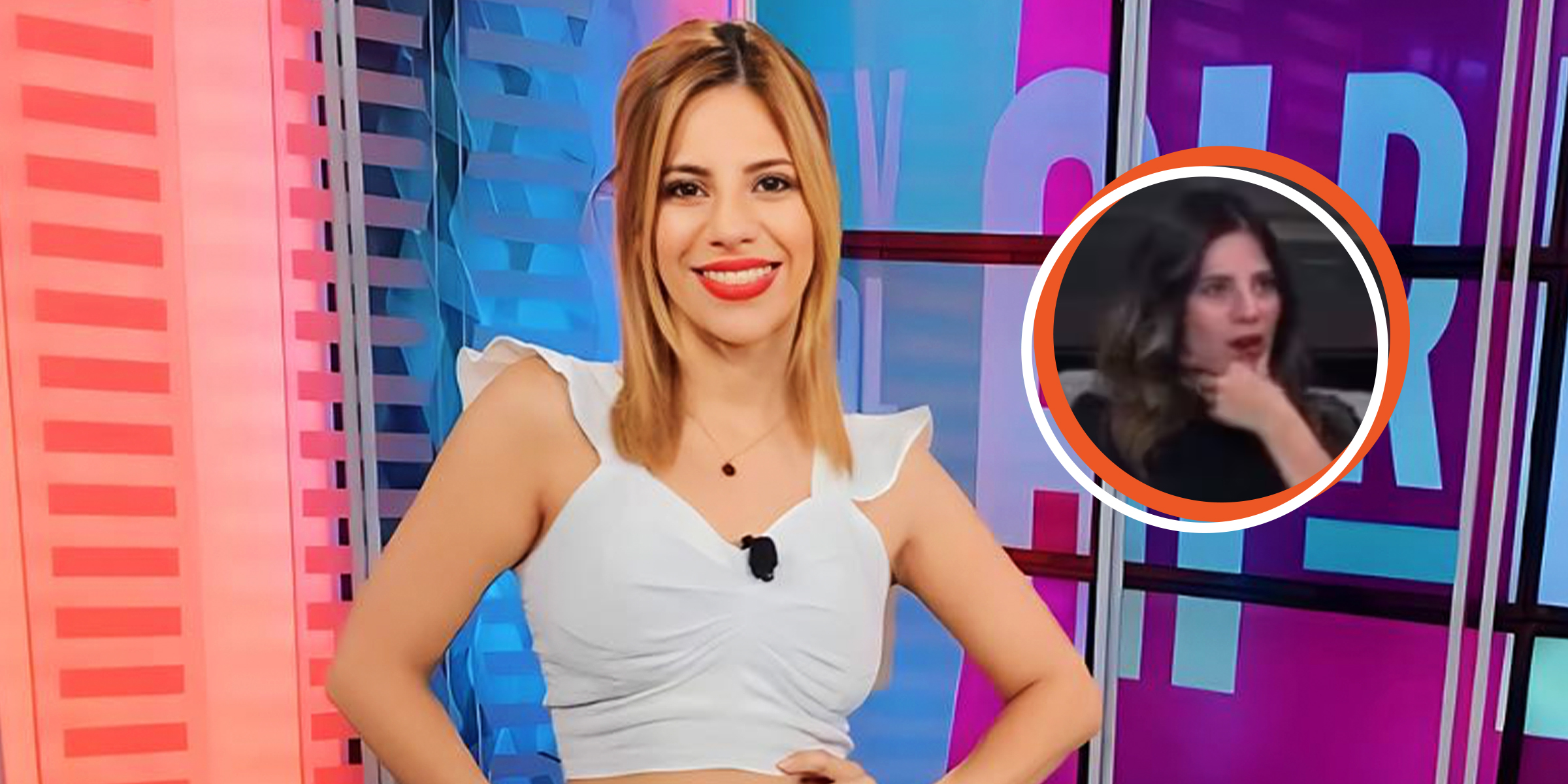 Fernanda Robles posando | Fernanda Robles en plena transmisión en vivo | Fuente: instagram.com/feryirobles | x.com/KontenidosPY