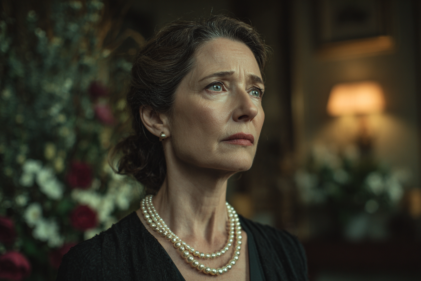 Una mujer con expresión confusa | Fuente: Midjourney