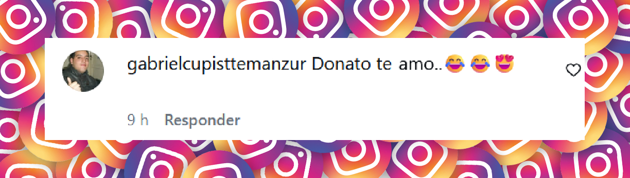 Comentario de un usuario tras ver el look de Donato De Santis en "MasterChef Celebrity" | Fuente: Instagram/masterchefargentina