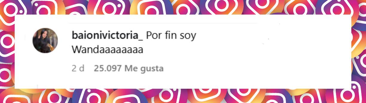 Comentario de una usuaria a la publicación de "La China" Suárez