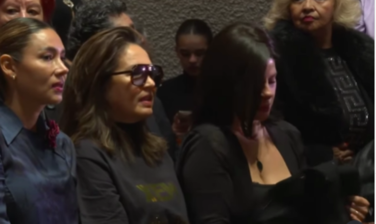 La aparición pública de Yolanda Andrade en la misa en honor a Silvia Pinal. | Foto: instagram.com/televisa_espectaculos