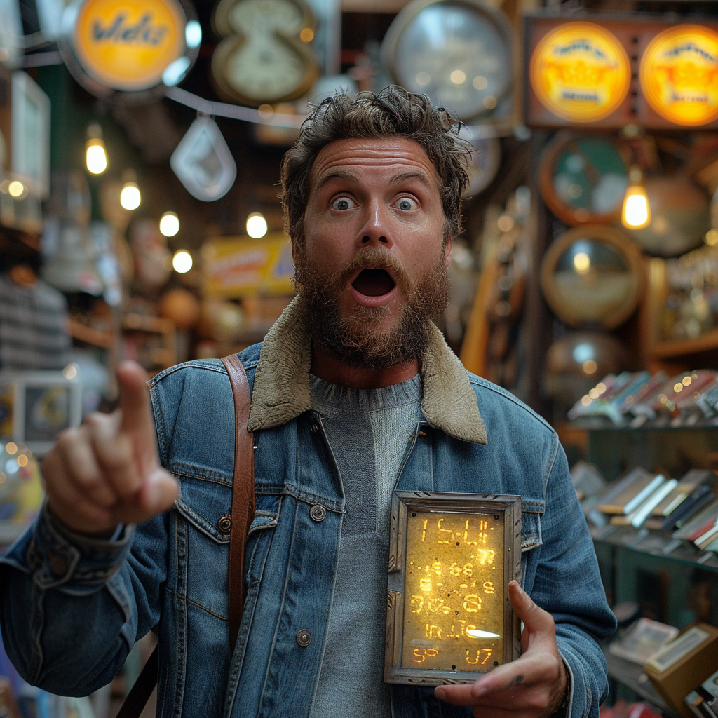 Hombre sorprendido | Fuente: Midjourney