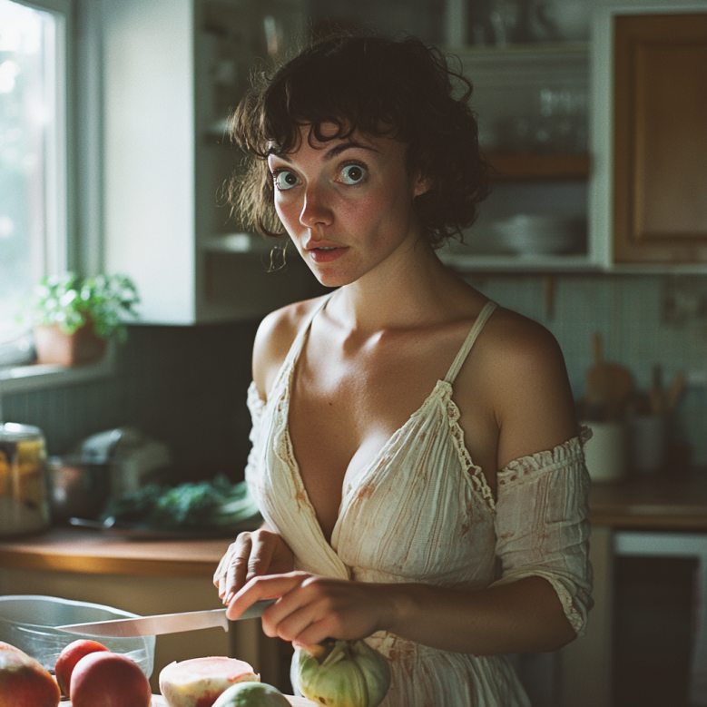 Una mujer preparando la comida | Fuente: Midjourney