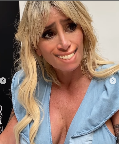 Equipo de trabajo de Flor Peña compartió imágenes de la actriz, en este caso con un filtro, pero cómico. | Fuente: Instagram/@flor_de_p