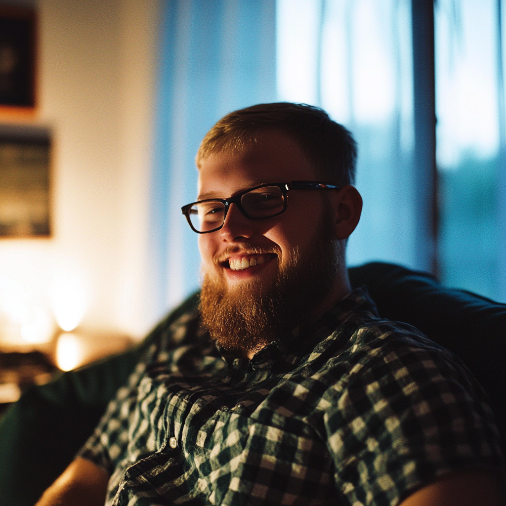 Un hombre sonriendo | Fuente: Midjourney