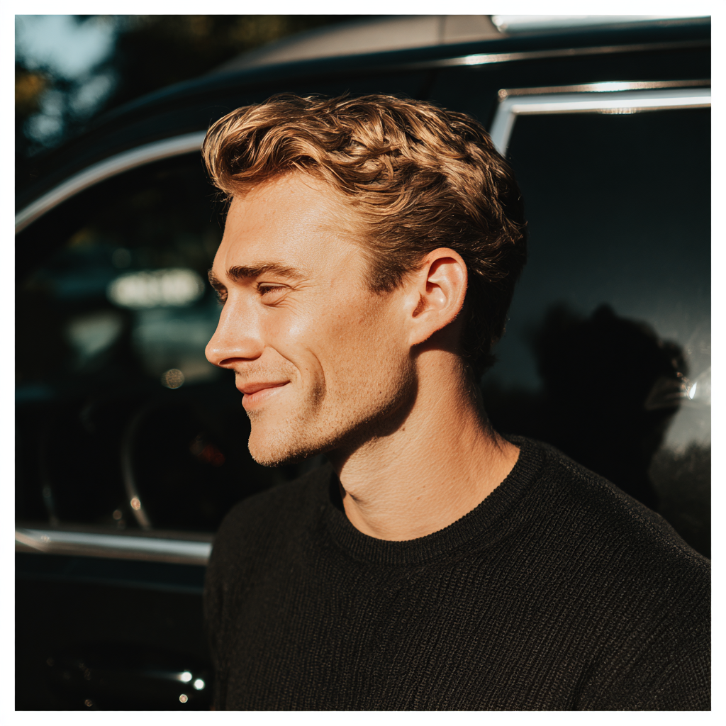 Primer plano de un hombre sonriente | Fuente: Midjourney