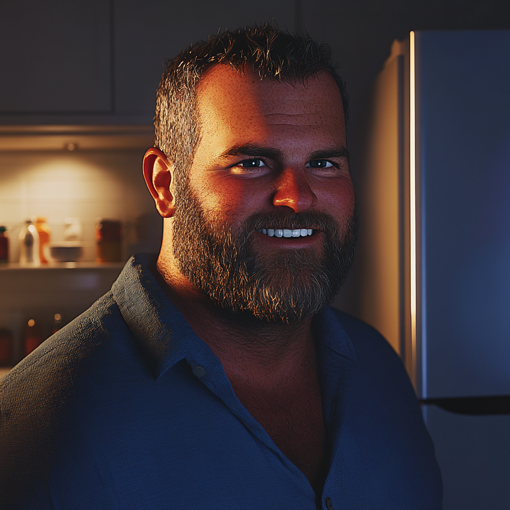 Un hombre mayor sonriendo | Fuente: Midjourney