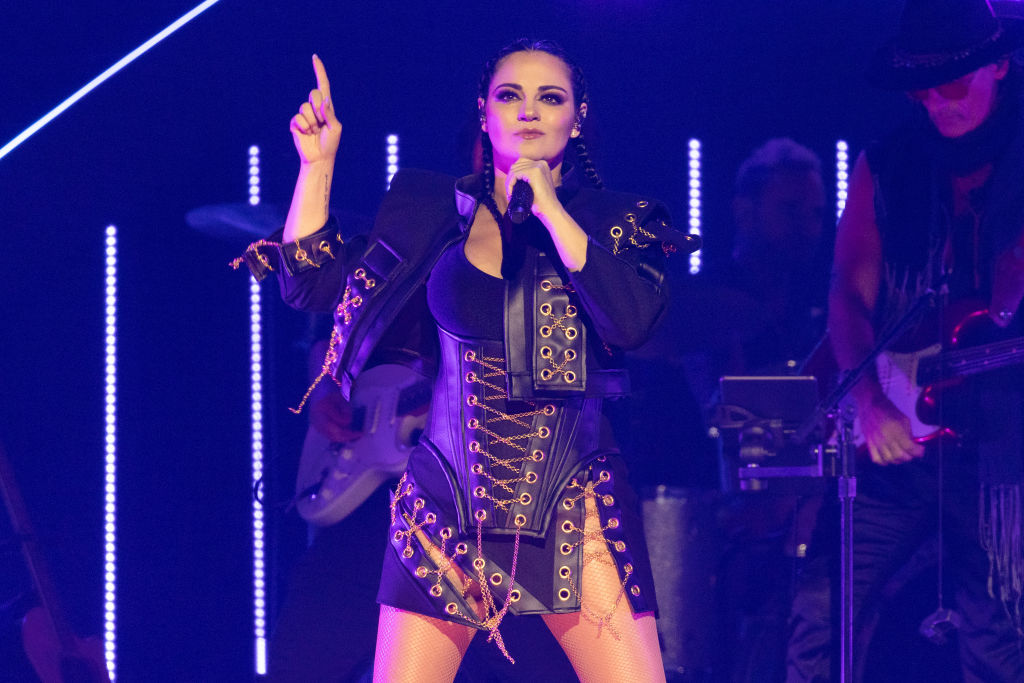Maite Perroni en concierto con RBD en 2023 en Austin, Texas. | Foto: Getty Images