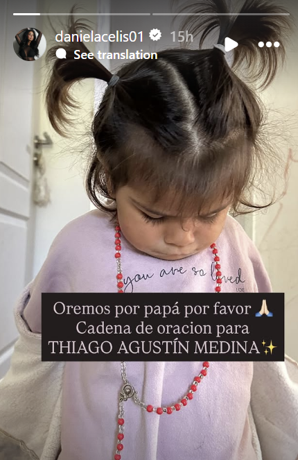 Historia de Instagram de Daniela Celis. | Foto: instagram.com/danielacelis01