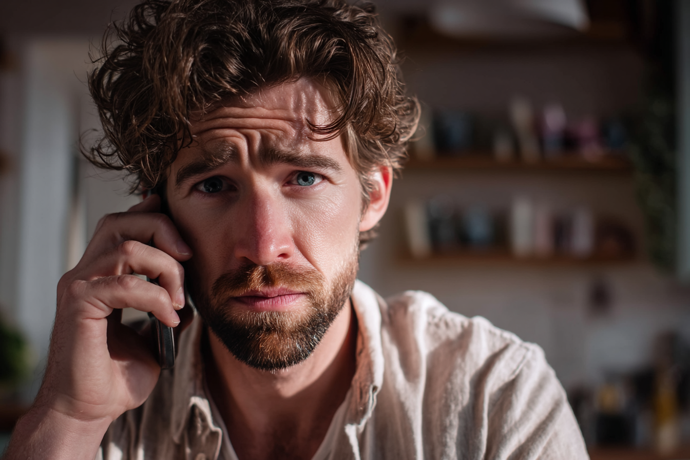 Un hombre hablando por teléfono | Fuente: Midjourney
