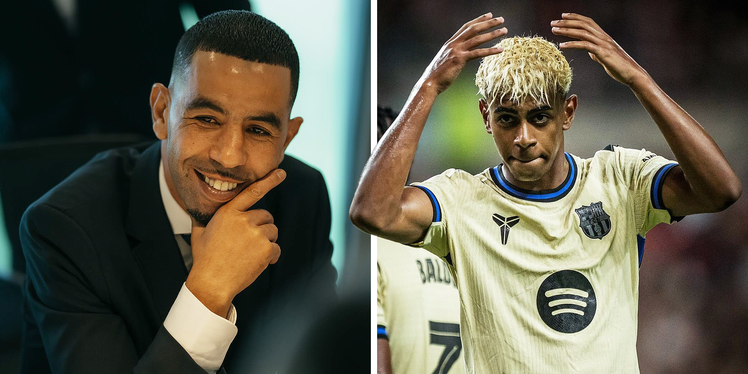 Mounir Nasraoui | Lamine Yamal | Fuente: instagram.com/hustle_hard_304