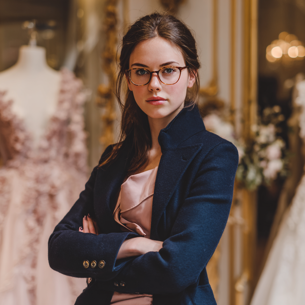 Primer plano de una mujer poco impresionada | Fuente: Midjourney