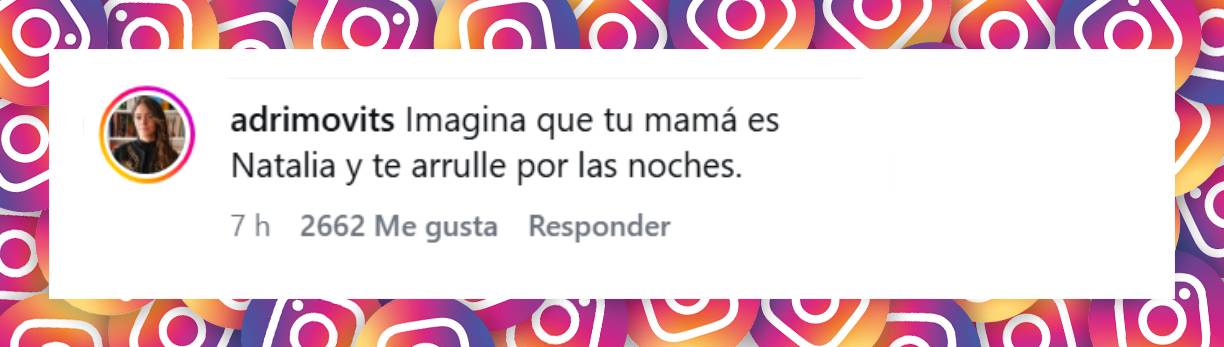Comentario de una usuaria | Fuente: Instagram/natalialafourcade