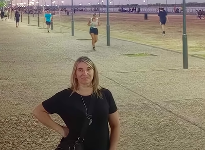 Tania Gandolfi. | Foto: YouTube/Todo Noticias