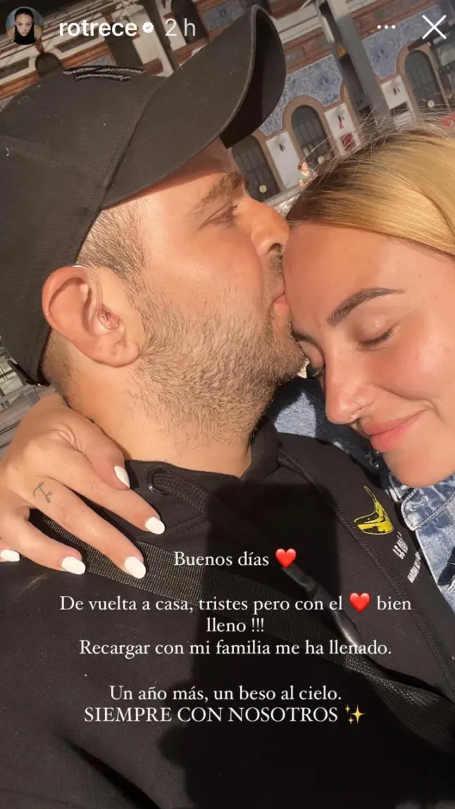 Rocío Flores junto a su hermano, David Flores | Fuente: Instagram Stories/rotrece
