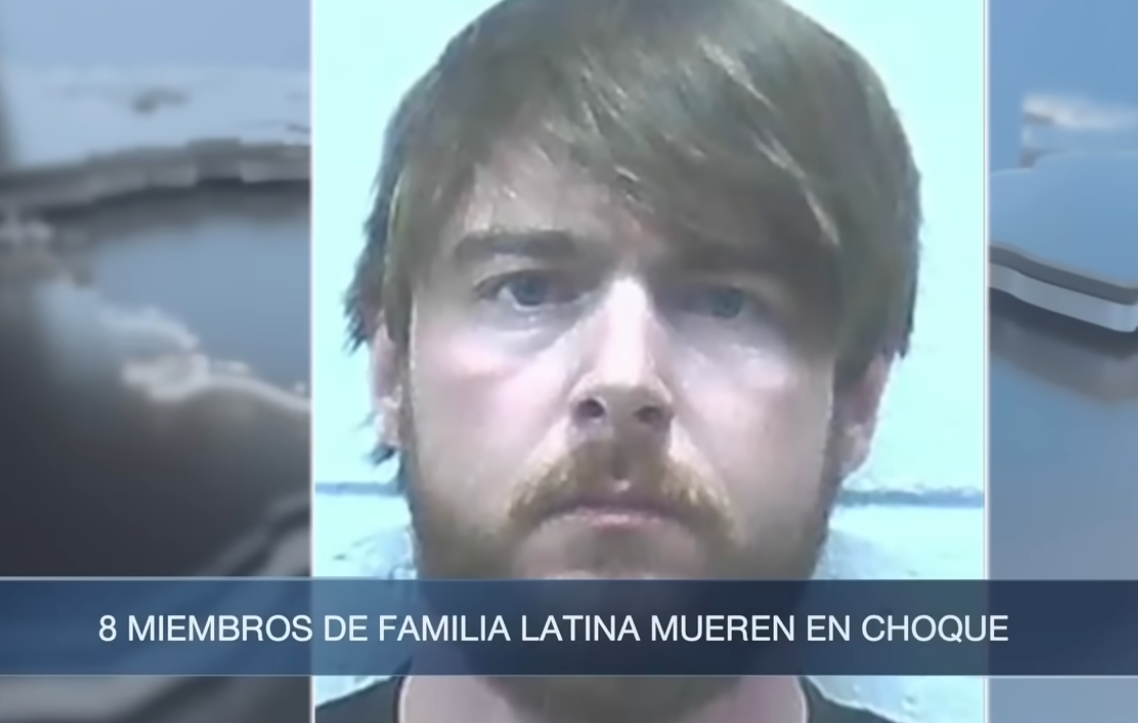 El conductor del tractor tráiler, Kane Hammock, de 33 años | Fuente: YouTube/Noticias Telemundo