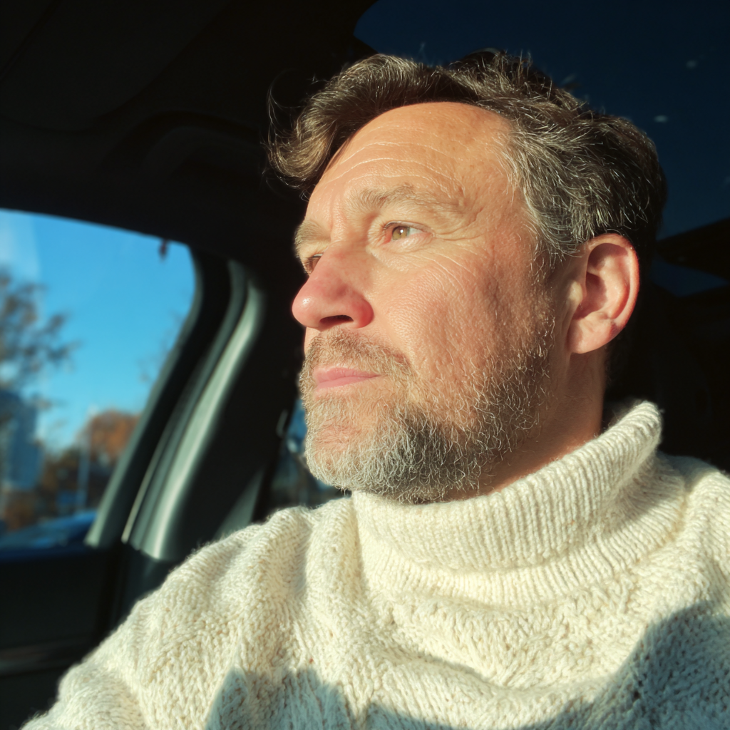 Un hombre conduciendo un automóvil | Fuente: Midjourney