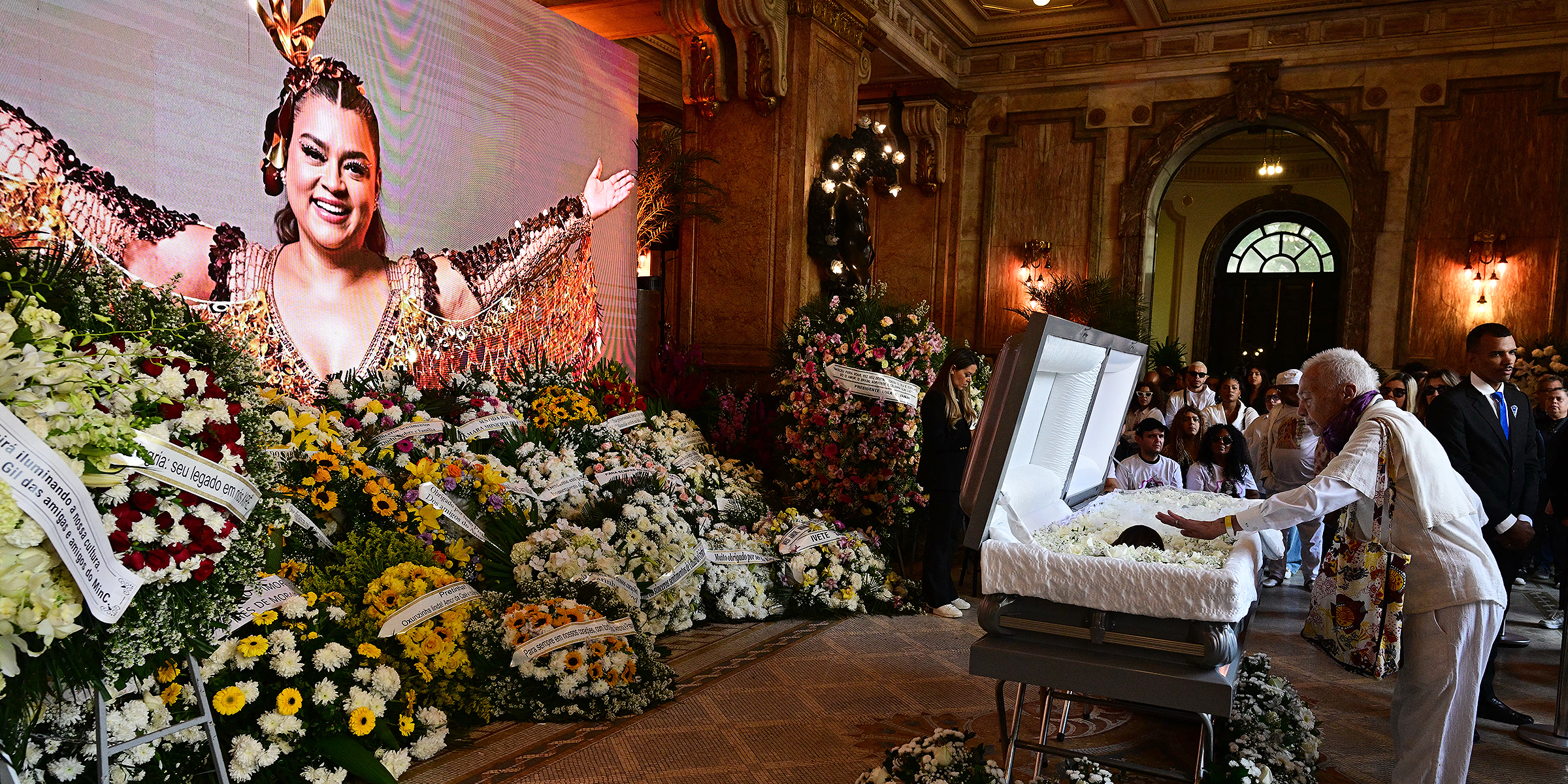 Funeral de Preta Gil. | Foto: Getty Images