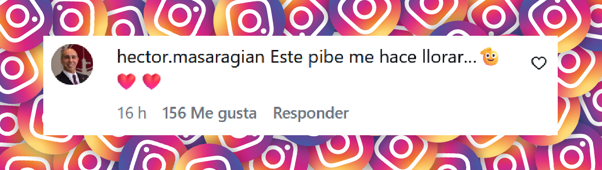 Comentario de un usuario tras ver el emotivo video de Lionel Messi llorando en el campo | Fuente: Instagram/nacionalam870